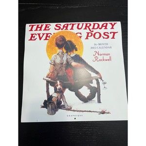 Norman Rockwell 2015 calendar The Saturday evening post